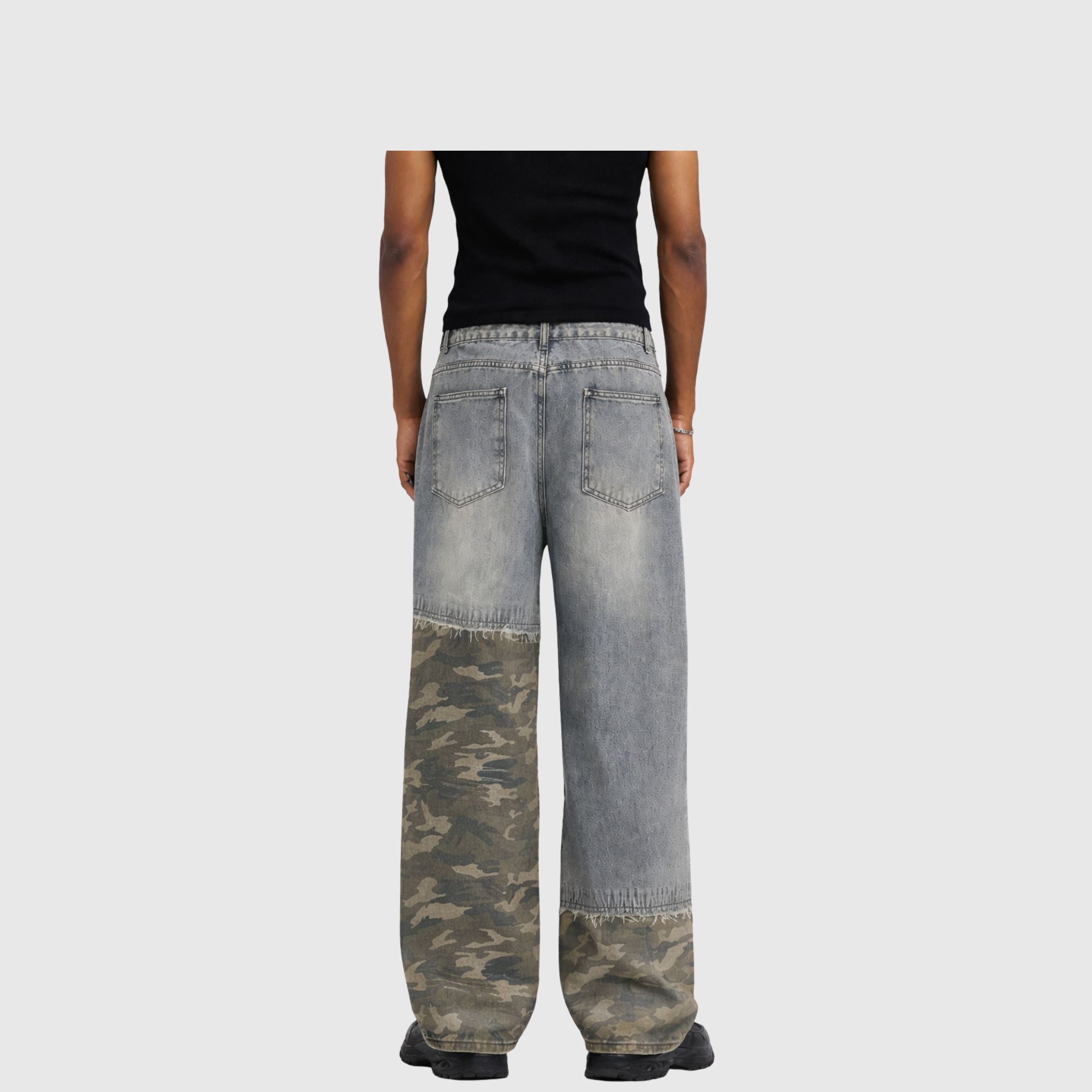 Camo Patch Denim Jeans
