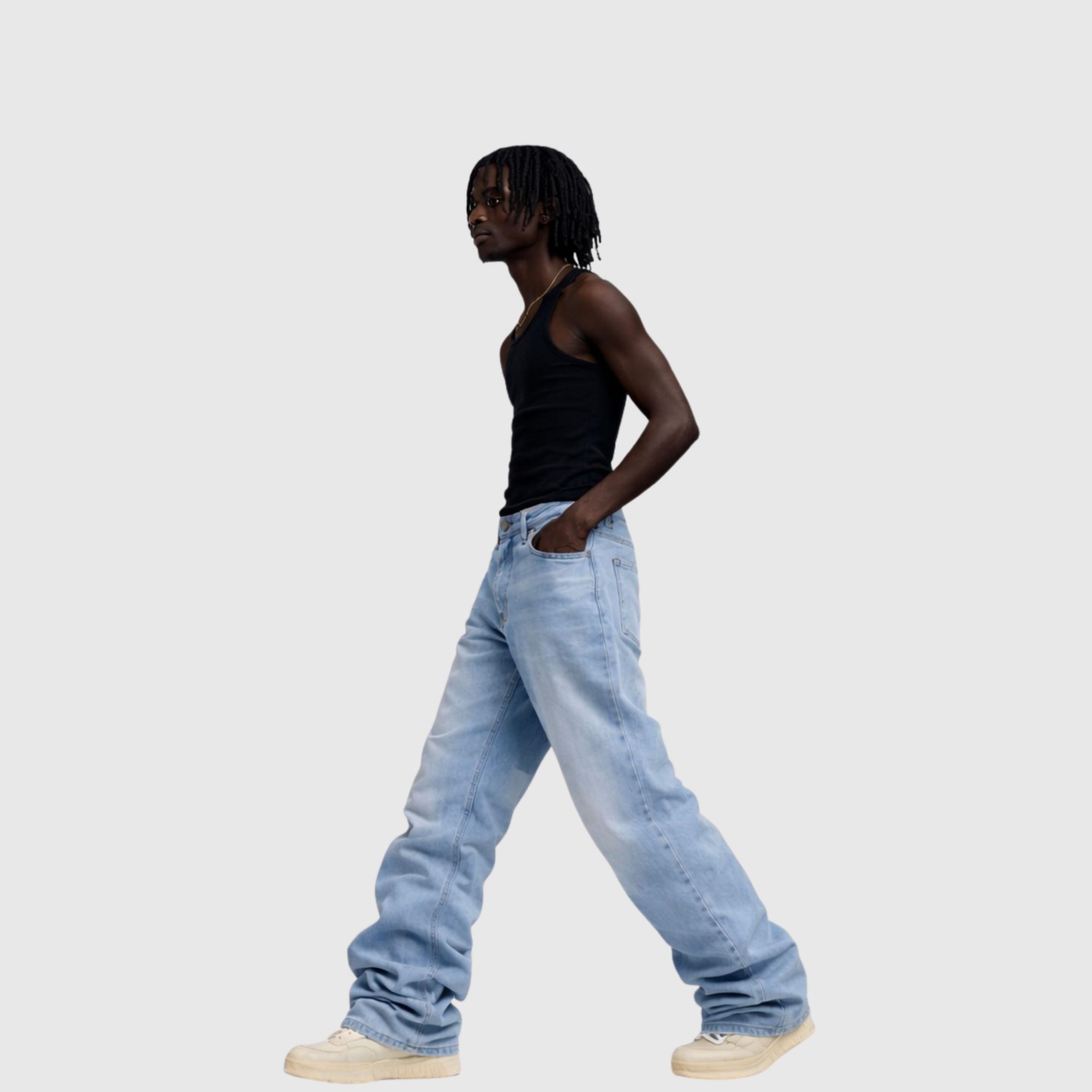 Stacked Denim – Light Blue