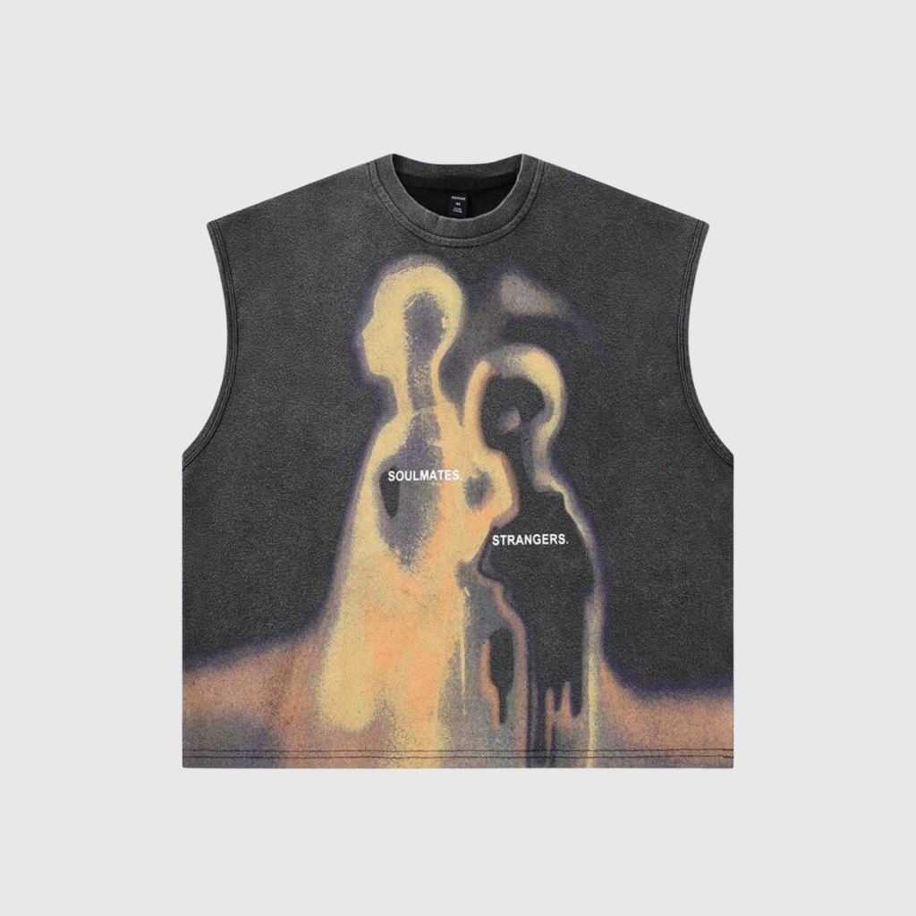 Cosmic Strangers Cut-Off T-shirt