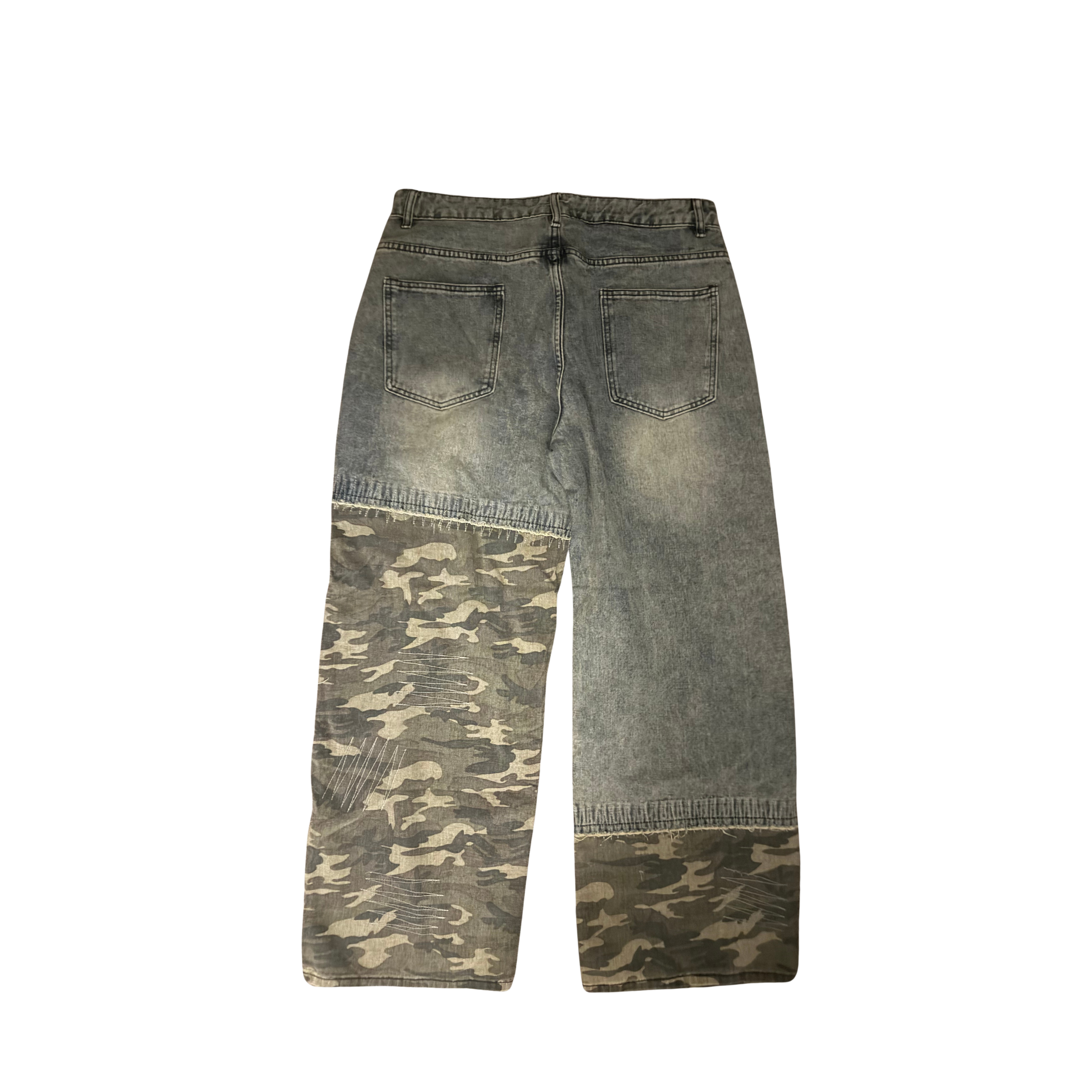 Camo Patch Denim Jeans