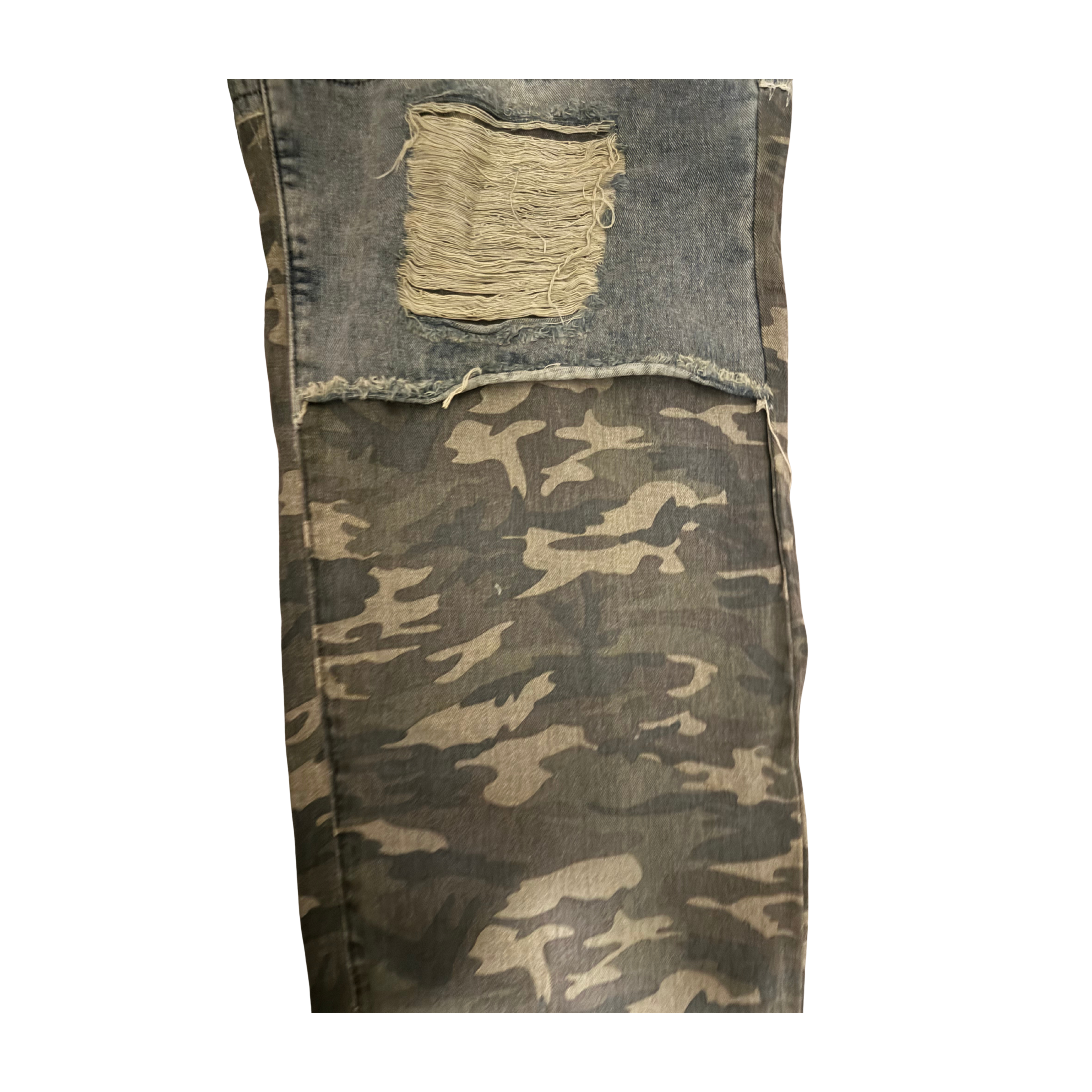 Camo Patch Denim Jeans