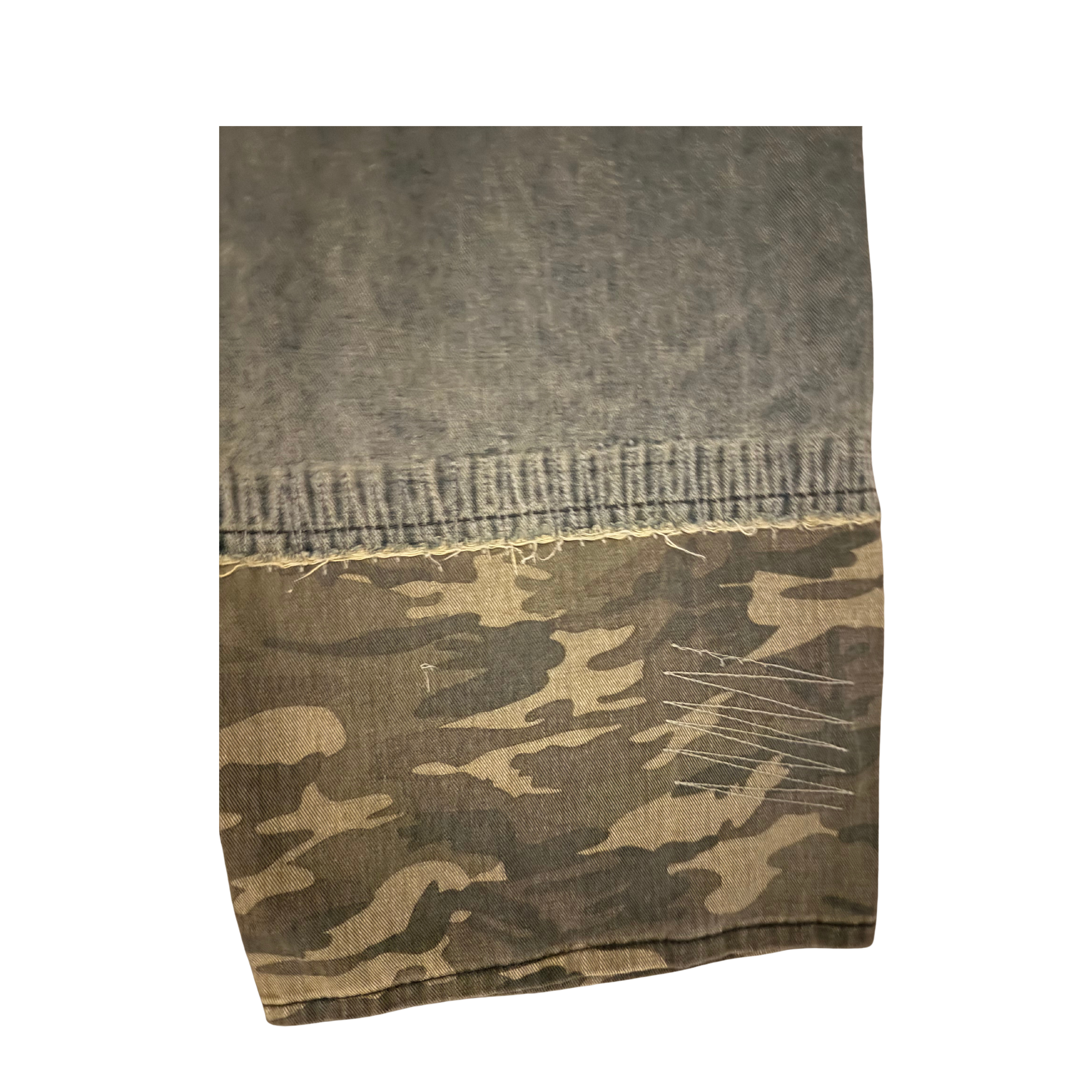 Camo Patch Denim Jeans