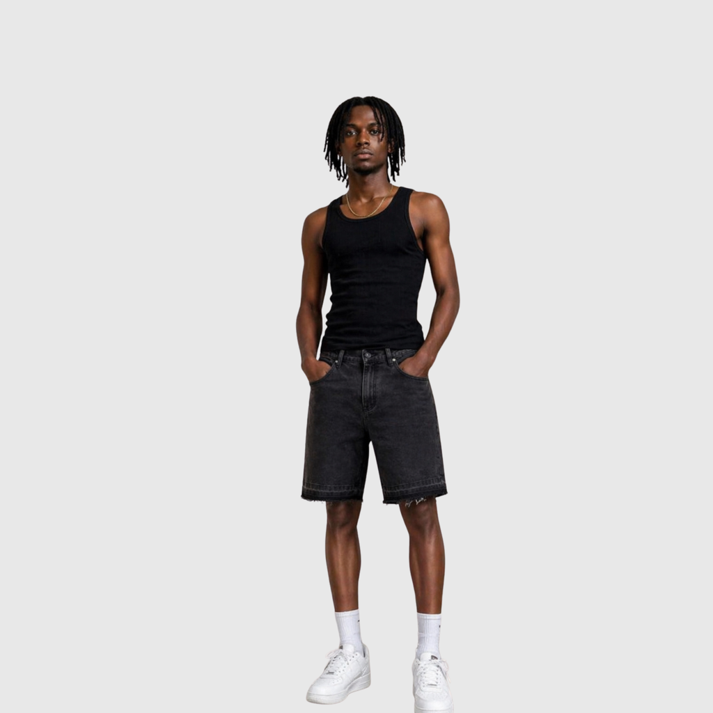 Fade Denim Shorts