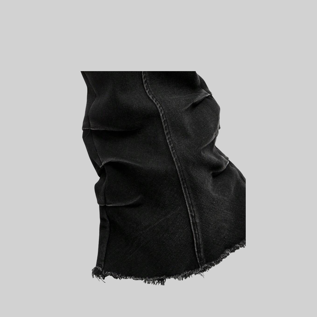 Flared Stacked Jeans