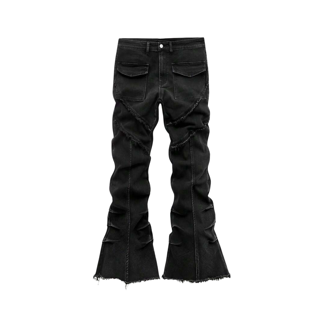 Flared Stacked Jeans