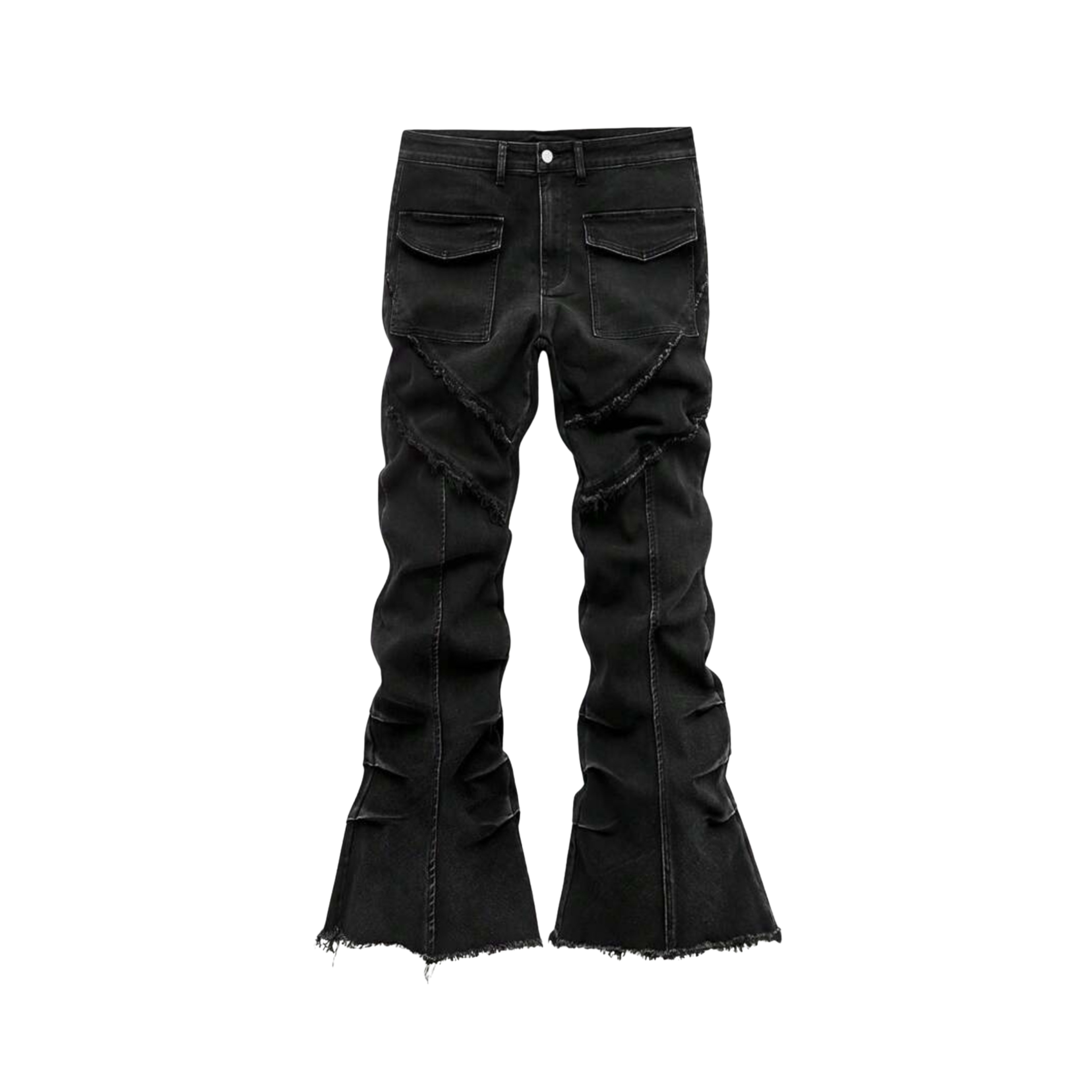 Flared Stacked Jeans