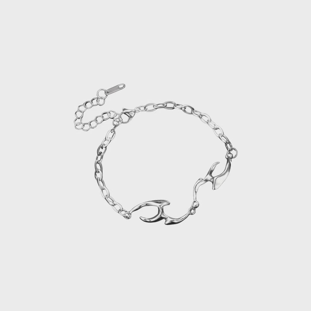 Chrome Talon Bracelet